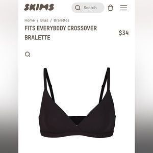 Skims Fits Everybody crossover bralette